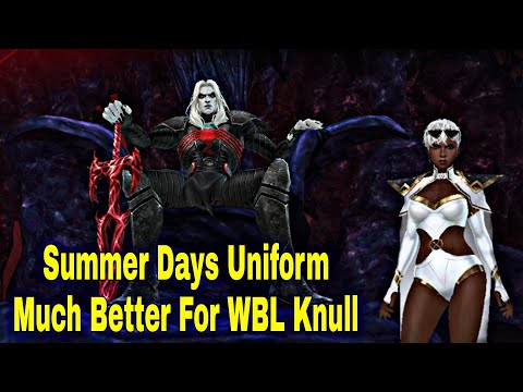 Storm Summer Days Uniform Review And WBL Knull Clear Guide - Marvel Future Fight