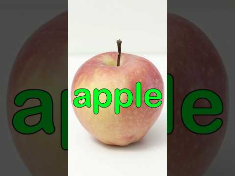 Fruit & Veg Alphabet 🍇🌽(ABCD) #apple #banana #carrot #dragonfruit #letters #kids #learning #abc