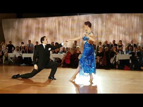  Alejandra Gutty  and  David Alejandro Palo  are  dancing  at  New Zealand Tango Festival  in  2016