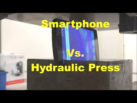 Smartphone vs. Hydraulic Press - 100 Tons of Destruction