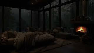 Sons naturais de chuva para ajudar a dormir bem e relaxar | Cabana aconchegante na floresta tropical