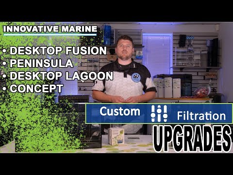 inTank Filtration upgrades for Innovative Marine Fusion Desktop Aquariums