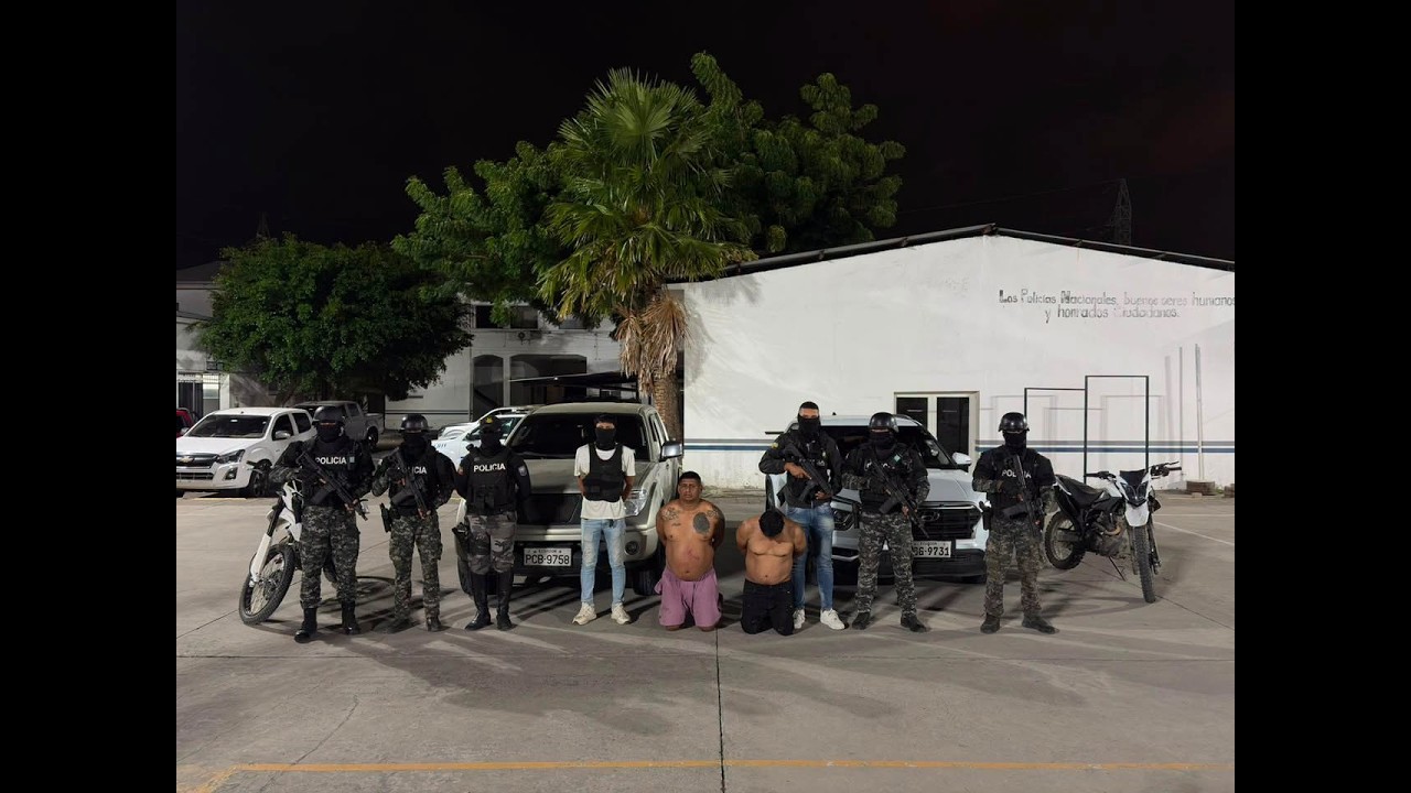 Detienen a dos implicados por el delito de secuestro en Manta