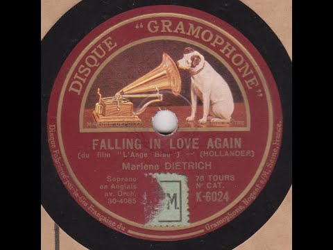 Marlène Dietrich   " Falling In Love Again "   1930