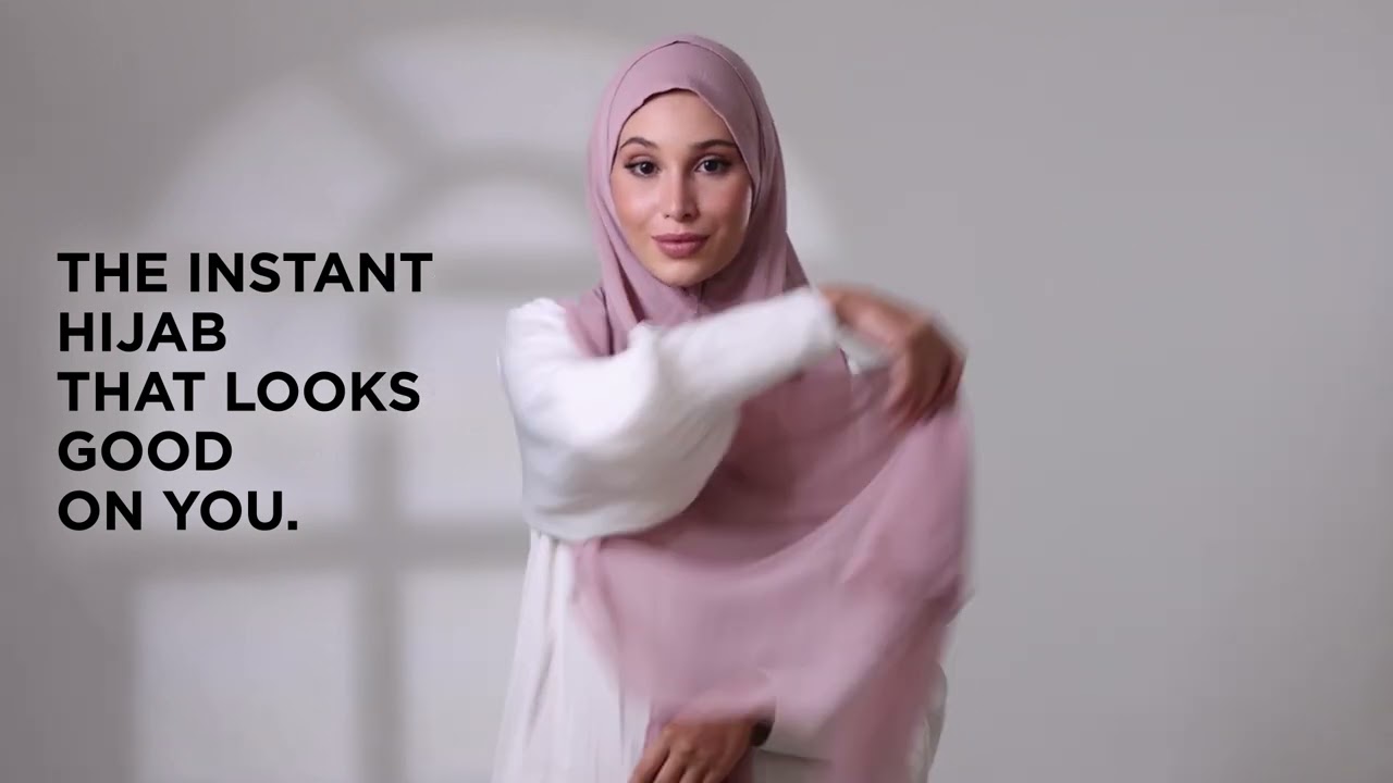 The easiest Instant hijab ever! - 