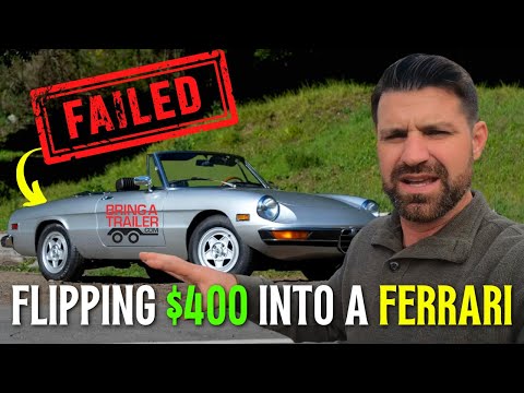Why I Failed with Bring A Trailer - Flipping $400 to a Ferrari - Alfa Romeo - Part 3