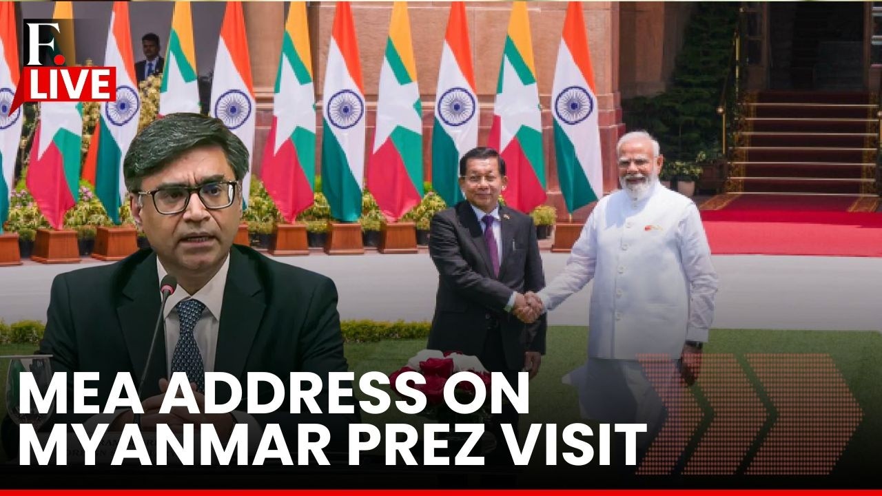 MEA Briefing LIVE: MEA Drops Major Updates on Myanmar President Hlaing's India Visit | Ajit Doval