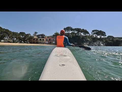 Choppy seas by North Head - Epic V10L surfski