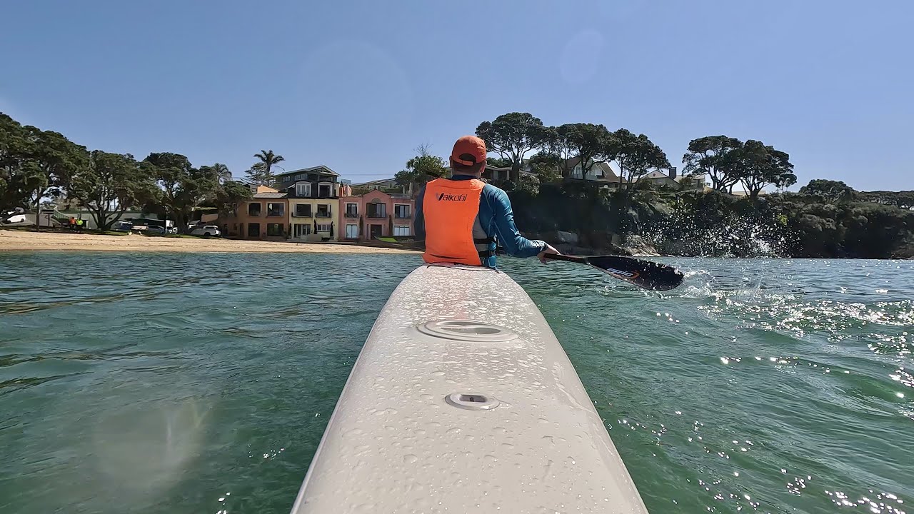 Choppy seas by North Head - Epic V10L surfski