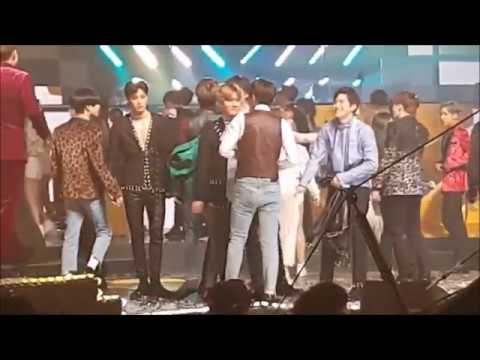 161231-170101 TaeKai (Taemin, Kai) MBC Gayo ending another version (KaiTaem)