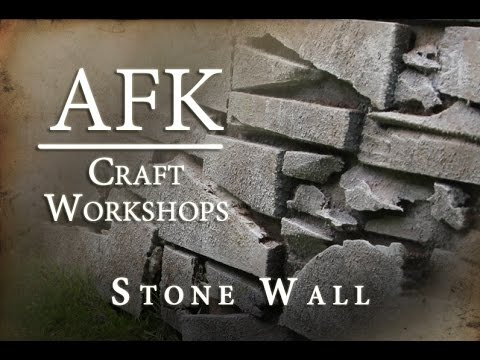 How to build a fake stone wall tutorial, AFK sur Libreplay