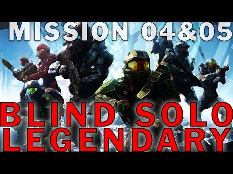 SOLO LEGENDARY - Mission 04 & 05 - Blind Let's Play - HALO 5: Guardians
