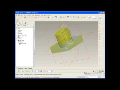 Pro/ENGINEER wildfire Tamil Video Training (Offset with draft feature)