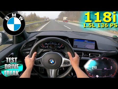 2022 BMW 118i M-Sport 136 PS TOP SPEED AUTOBAHN DRIVE POV