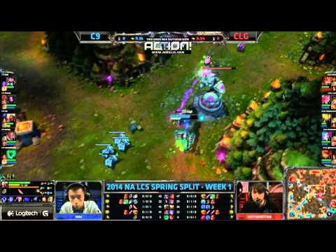 [NA LCS] C9 vs CLG - Hai's play