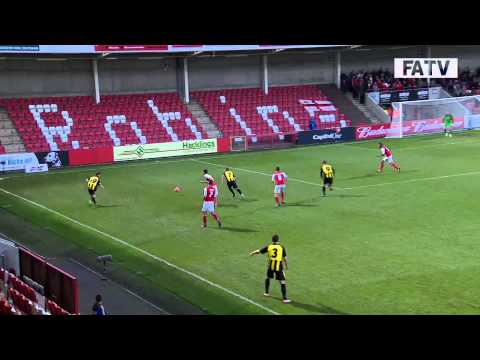 Gloucester City vs Fleetwood Town 0-2, FA Cup First Round Proper 2013-14 highlights