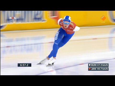 Stijn van de Bunt 10000m – 12:36.35, OKT Schaatsen 2025, Thialf Heerenveen