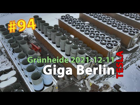 #94 Tesla Giga Berlin • 2021-12-11 • Gigafactory 4K