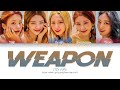 ITZY WEAPON (있지 WEAPON 가사) (Color Coded Lyrics)