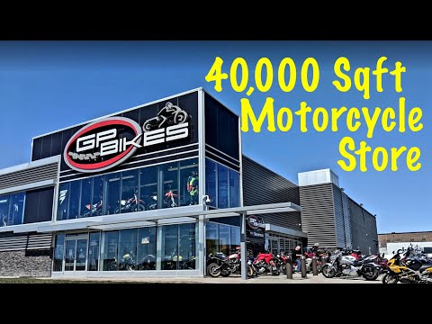 I visited 40,000 Sq Ft Motorcycle Store in GTA - GP Bikes Whitby | #19 Moto Vlog