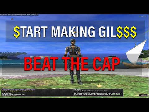 FFXI GIL Making UNDER the CAP, shooting for an excess of 40 MILL GIL/month for Non-Crafters