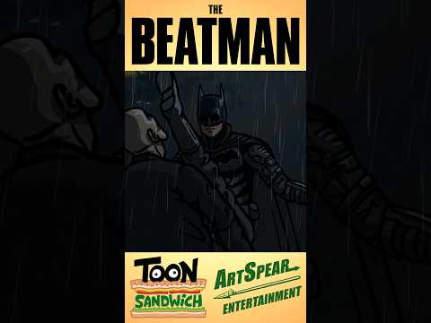 Batman beats a man - TOON SANDWICH #funny #batman #dc #robertpattinson #shorts