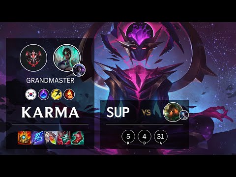 Karma Support vs Nautilus - KR Grandmaster Patch 11.10