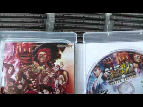 Super Street Fighter IV Arcade Edition PS3 USA Unboxing