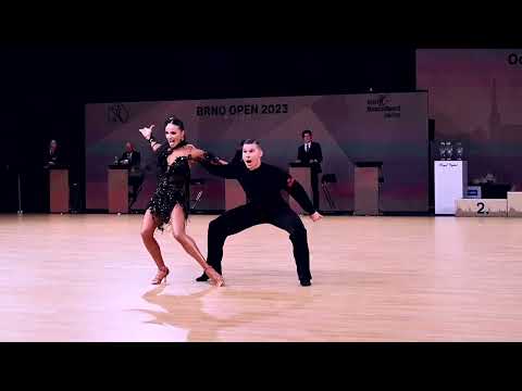 Konstantin Gorodilov - Polina Figurenko, EST | WDSF WO NS LAT | Brno 2023 - F solo J
