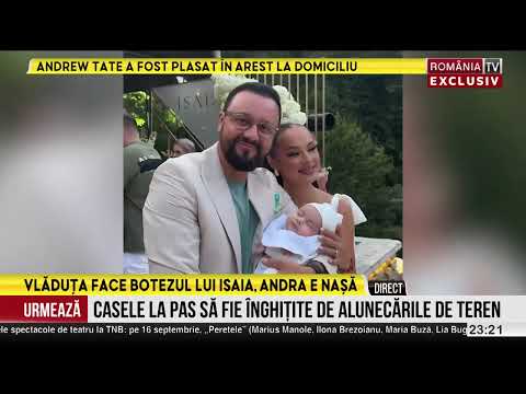 Vlăduța Lupău și Adi Rus, botez cu fast pentru micuțul Isaia