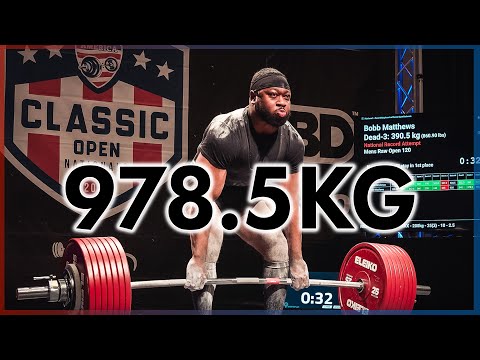 Bobb Matthews - 978.5kg @ 120kg | Powerlifting America Nationals 2024