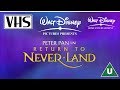Opening To Return To Never Land UK VHS 2002