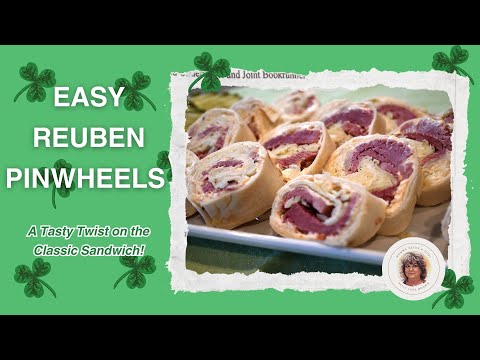 Reuben Pinwheels (Tortilla Roll-Ups) - Perfect St. Patrick's Day Appetizer #delicious #recipe