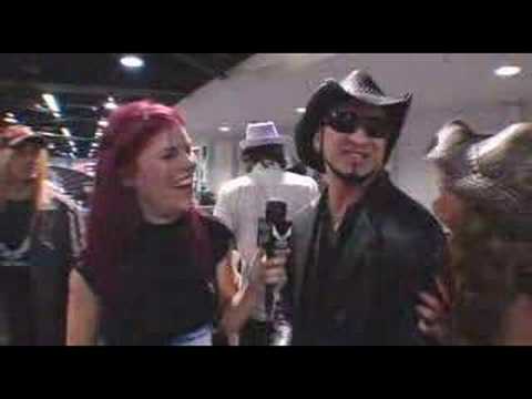 Tom Maxwell from HELLYEAH at Dean Guitars NAMM 2008