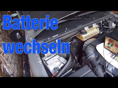 Removing a car battery - Mercedes M-Class W163 - Electrical engineering in 5 minutes