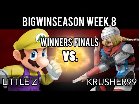 BigWinSeason Week 8 - Winners Finals - BW | Little Z (Wario, Mario) VS KRUSHER99 (Sheik)