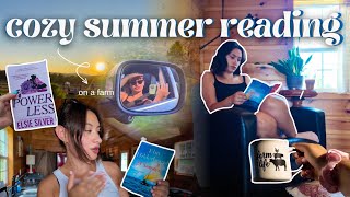 Ultimate Cozy Summer Reading 📚☀️⛺️ | cabin trip, mini book haul, spicy books