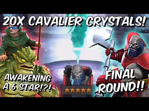 20x 6 Star Terrax Cavalier Crystal Opening Final Round! - Marvel Contest of Champions