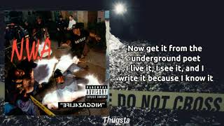 Niggaz 4 Life ~ N.W.A (Lyrics)