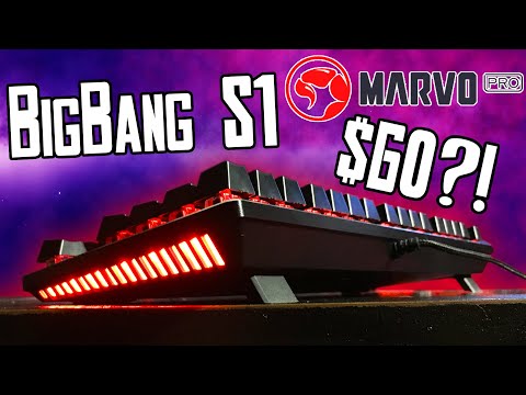 A Unique $60 Mechanical Keyboard! BigBang S1 (Marvo KG934) Review 2020