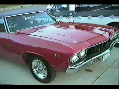 69 Chevelle Backing Out of Garage.