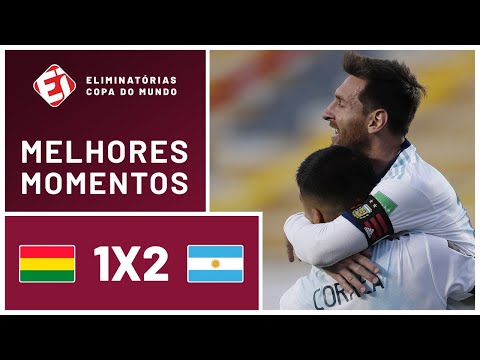 Gols e lances de Bolívia x Argentina