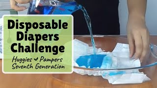 Disposable Diapers Challenge - Huggies vs. Pampers vs. Seven