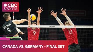 Final set of Canada vs. Germany at FIVB Volleyball Men’s Nations League stop in Ottawa | #CBCSports