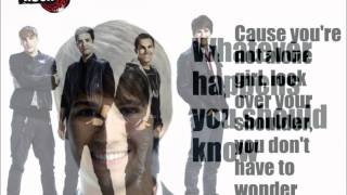 Big Time Rush - You&#39;re Not Alone Lyrics