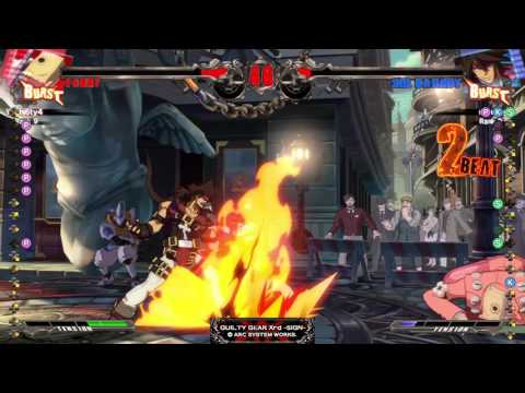 GGxrd Faust vs Sol