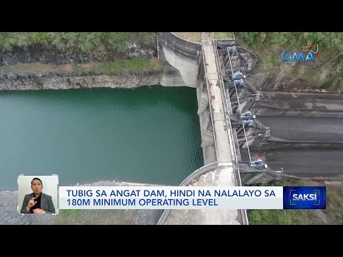 Tubig sa Angat Dam, hindi na nalalayo sa 180m minimum operating level Saksi