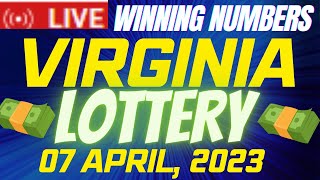 Virginia Night Lottery Results 07 Apr, 2023 - Pick 3 - Pick 4 - Cash Pop - Bank a Million- Powerball