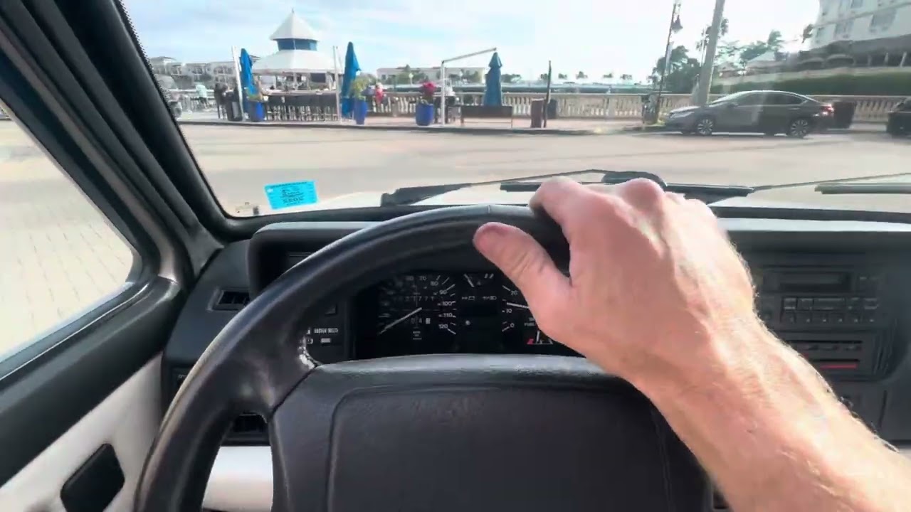 1992 VW Cabriolet Cold Start Driving Video
