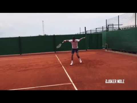 Novak Djokovic Practice on Clay - Monte Carlo 2017 (HD)